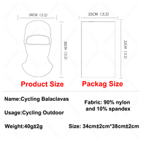 Pasamontañas de verano a prueba de viento, cubierta facial de un agujero, máscara de nailon, gorras para exteriores, casco para esquí y ciclismo