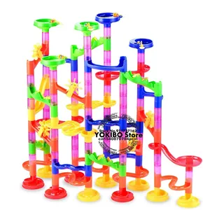 DIY Construction Marble Race Run Maze Track Building Blocks Kids Ball Toys Sparkling Imagination of Your Kids