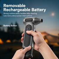 Souffleur d'air sans fil portable pour appareils photo, claviers, aérateurs de voiture, surfaces domestiques et entretien extérieur