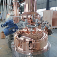 ZJ pas cher whisky équipement de distillation prix cuivre encore alcools commerciaux distillateur d'alcool faire la machine