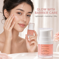 Crème Visage Hydratante Végane à l'Acide Azélaïque et Céramide en Capsules pour Peaux Sensibles - Soin Réparateur de la Barrière Cutanée