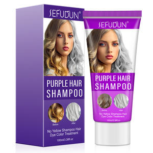 Set de Champú para Teñir el Cabello SEFUDUN, Tinte Gris que Neutraliza el Tono Amarillo, Elimina el Color Cobrizo, Repara las Puntas Abiertas, Mascarilla Capilar en Crema - Product Image 6