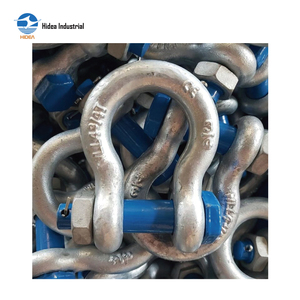 Grillete de ancla polar de acero de súper aleación galvanizado de 2T a 85T resistente a buen precio con perno de seguridad - Product Image 1