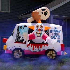 Halloween Yard Lawn Blow up Trick or Treat Modelo 6.5ft Inflable Jack Skellington y Oogie Boogie - Product Image 6