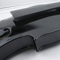 HUASHENG High Gloss Electric Violin Black OEM ODM String Music Instrument Violin 4/4 for Beginner Professional