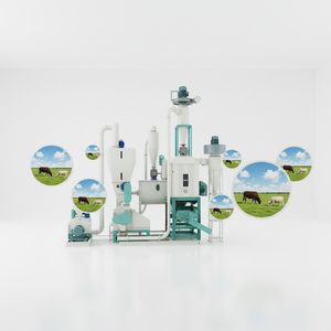Ligne de production complète de petit volume pour aliments animaux, adaptée aux animaux herbivores et omnivores, solution à faible investissement - Product Image 1