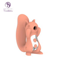 Neuer Niedlicher Eichhörnchen-Saugvibrator Erotikprodukt 5-Geschwindigkeiten-Saugfunktion 10-Frequenz-Vibration Stimulation Klitoris-Nippel-Vibrator
