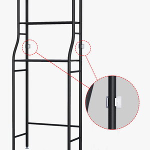 Support de <span class=keywords><strong>machine</strong></span> à <span class=keywords><strong>laver</strong></span> moderne en métal à 3 niveaux, étagère de rangement pour salle de bain au-dessus des toilettes, gain de place - Vente chaude - Product Image 6