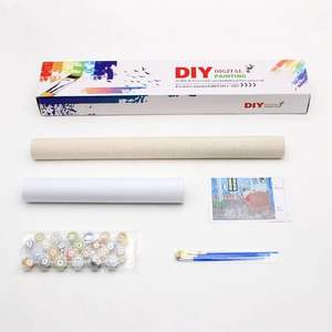 Kits de pintura <span class=keywords><strong>digital</strong></span> al por mayor camino en el bosque Diy pintura por números para adultos decoración personalizada para el hogar regalos para amigos - Product Image 4