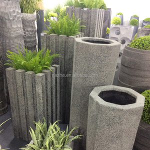 Macetas <span class=keywords><strong>de</strong></span> Fibra <span class=keywords><strong>de</strong></span> Vidrio Grandes y Altas para Plantas <span class=keywords><strong>de</strong></span> Interior con Color <span class=keywords><strong>Madera</strong></span> Clara - Product Image 5