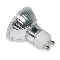 Ampoule de projecteur halogène GU10 12V-50W 3000K blanc chaud, gradable-pour restaurants, galeries et écrans de vente au détail
