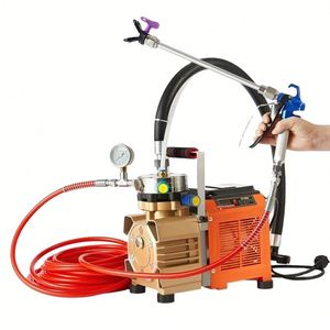3300W Electric Automatic Pressure Feed Airless Paint Sprayer New Style Wall Paint Machine Industrial Use 220V Pump Sand Blasting - Product Image 1