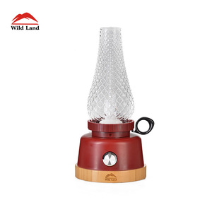 Lámpara de aceite de tierra salvaje, farol de queroseno portátil decorativo para acampada, regalos de Navidad, candelabro antiguo Vintage para exteriores - Product Image 3