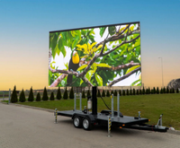 Mur vidéo LED mobile 3mLx1,5mH P3.91 Écran LED extérieur et système de remorque