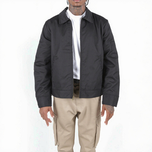 Chaqueta Varsity Unisex Personalizada OEM, Clásica, de Manga Regular, Cuello Redondo, Invierno, Estilo Urbano, Lisa, Ecológica, Cortavientos y Transpirable - Product Image 3