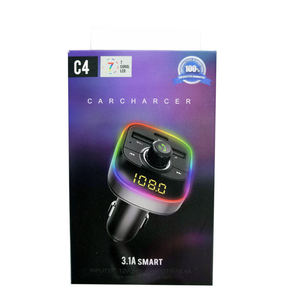 MP3 portátil para automóvil para reproductor <span class=keywords><strong>Bluetooth</strong></span> con transmisor FM y cargador USB para conectividad telefónica - Product Image 6