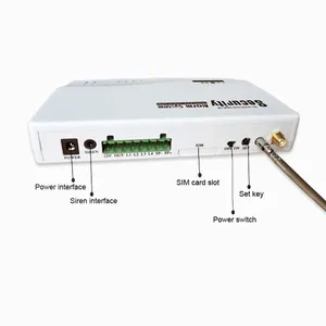 Sistema de Alarma contra Incendios y Robos para Hogar Inteligente, WiFi/<span class=keywords><strong>GSM</strong></span>, 4 Zonas Cableadas + 6 Inalámbricas, Material ABS, Volumen Ajustable, 1-10m - Product Image 5