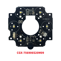 Module de source lumineuse infrarouge et lumière blanche double puce 6x3030 fiable, carte LED SMD SMT PCBA, fournisseurs de cartes PCB pour système de sécurité de caméra de nuit