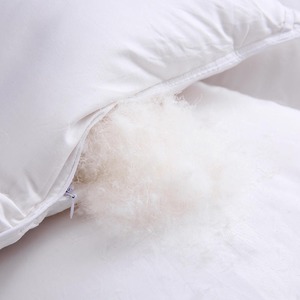 Có thể tùy chỉnh màu trắng vịt xuống <span class=keywords><strong>Comforter</strong></span> 100% bông lông bằng chứng khoan bằng chứng vải chống bụi Mite rửa tay mùa đông Duvet cover - Product Image 5