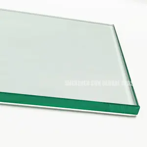 6mm sicherheit klar gehärtetem gehärtetem thermische glas panels für gebäude dusche schiebetür windows dach geländer handlauf preis
