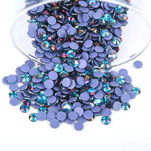 小苍兰系列修补水钻平背强力胶批发玻璃热固定水钻散装 - Product Image 5