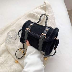Bolsos de lana al por mayor para mujer, bolsos de mano para mujer, bolsos cruzados casuales y a la moda para mujer - Product Image 5