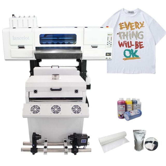 Hot Sales 60cm Dtf Printer L3200/i1600 Heat Transfer Press Tshirt Printing Machine with Powder Shaker