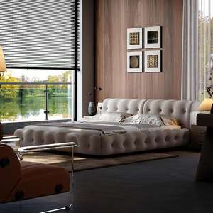 Бархатная кровать большого размера - Product Image 4