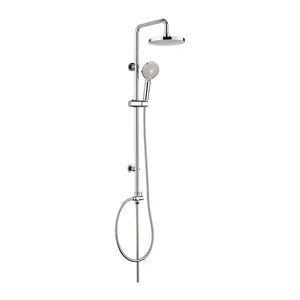 Good Quality Shower System Wall Mounted Slide Bar Shower Faucet Shower Column Set