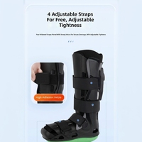 Botte de marche orthopédique réglable en PP, protection de base, soutien de la cheville, pour la récupération des entorses et des fractures de la cheville