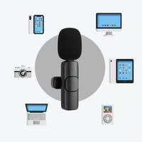 K15 K9 Mini micro Lavalier sans fil pour iPhone, téléphone Android