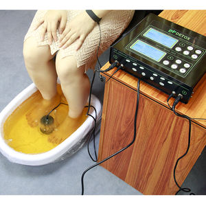 Fabriek <span class=keywords><strong>Best</strong></span> Verkopende Ionische <span class=keywords><strong>Detox</strong></span> Voetbad Machine Ion Voet <span class=keywords><strong>Spa</strong></span> HK-809 Met Verwarming Riem Voor Voet Wassen <span class=keywords><strong>Detox</strong></span> Machine - Product Image 1