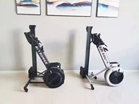 Rameur Pliable DINUO de Qualité Commerciale avec Écran LCD, Capacité 150 kg, Idéal pour Entraînements Complet du Corps à Domicile