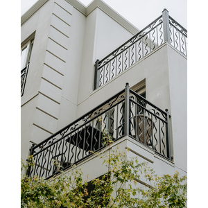 Garde-corps extérieur en <span class=keywords><strong>fer</strong></span> forgé de Géorgie pour balcon, clôture en <span class=keywords><strong>fer</strong></span> sur mesure pour <span class=keywords><strong>terrasse</strong></span>, treillis, balustrades pour maisons - Product Image 5
