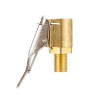 Embouts de gonflage de pneus avec clip pour gonfleur et manomètres, adaptateur de buse fileté pour pompe à air de voiture, accessoires de pompe à air de voiture, conversion rapide