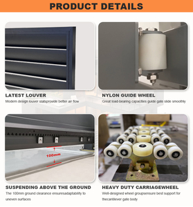 Cancello Telescopico a Sbalzo in Alluminio per Ingressi di Magazzini e Fabbriche - Product Image 3