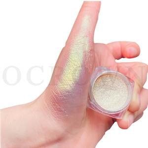Camaleón-Polvo de mica suelto para sombra de ojos, juego de 7 colores, paleta de sombra de ojos duocromada - Product Image 6