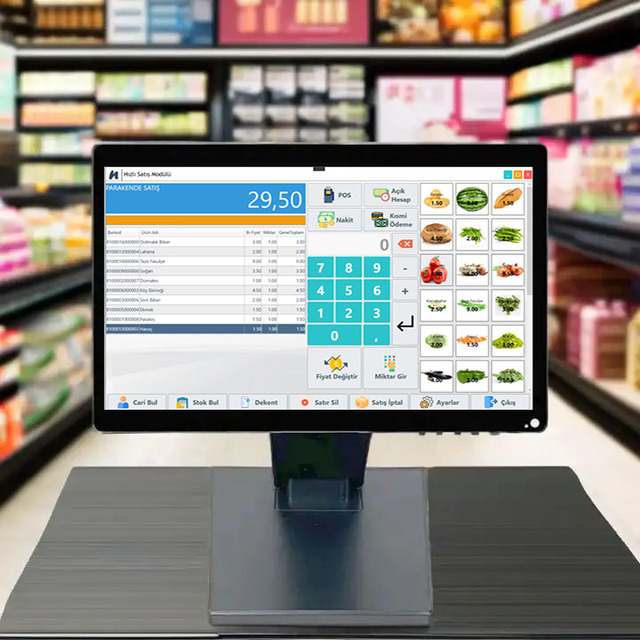 15.6 Inch Touch Screen Monitor 1080P HD Display IPS Widescreen LED Desktop Lcd Monitor for Supermarket POS System Fast New