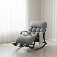 Fauteuil de relaxation inclinable et extensible en cuir PU ergonomique pour salon et bureau – Vente en gros