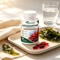 Capsules d'astaxanthine naturelle de qualité supérieure, source naturelle pure, meilleur prix, capsules d'astaxanthine