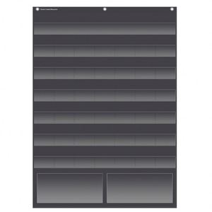 Hot Sell Monthly Calendar Pocket Chart Teacher Created Resources <b>Black</b> Calendar Pocket Chart for Classroom Home School Supplies - Product Image 4