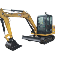 Mini-excavatrice d'occasion CATERPILLAR CAT305.5E2, excavatrice de 5,5 tonnes, moteur CAT C2.4, pièces d'origine CAT, garantie d'assurance