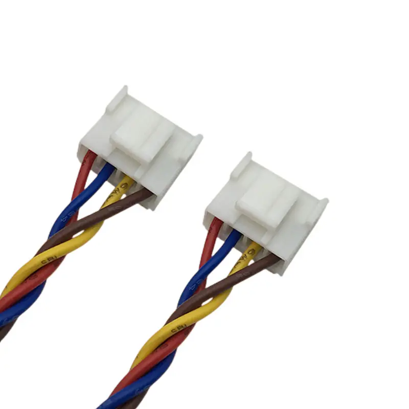 custom 4 pin jst vh 3.96 4P female header fast quick connector jumper terminal wire harness for motherboard