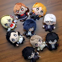 9 modèles de porte-clés en peluche de style japonais, anime, personnage, poupée en peluche, pendentif, figurine en peluche, jouet