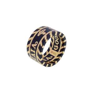 Bague Saturne Plaqué Or Haute Qualité Empress Dowager Vivienne à Rayures et Lettres, Tendance, Luxe Léger, Personnalité Polyvalente pour Femme - Product Image 4