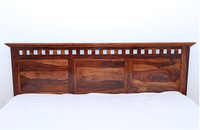 Lit de salon traditionnel en panneaux de bois massif avec rangement intégré, provenant de Chine