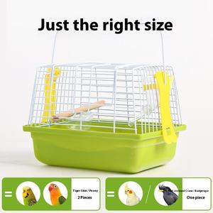 आउटडोर पोर्टेबल पक्षी पिंजरे में छोटे पक्षियों के लिए बड़ी जगह ठोस बाघ त्वचा xuanfeng मोती शहद बैजर्स टेक-आउट - Product Image 2