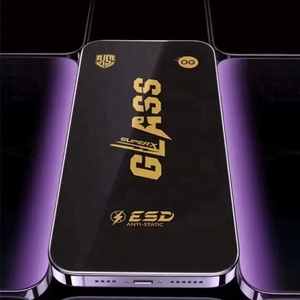 Protector de pantalla de vidrio templado antiexplosión de cubierta completa OG, antiestático, antihuellas dactilares para <span class=keywords><strong>iPhone</strong></span> 16 ESD Arc Edges IT'S ME - Product Image 5