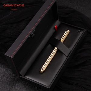 <span class=keywords><strong>Stylo</strong></span> Signature CaranDAche Importé <span class=keywords><strong>Plaqué</strong></span> <span class=keywords><strong>Or</strong></span> et Palladium pour Hommes/Femmes – Haut de Gamme, Exquis, Idéal pour les Affaires - Product Image 4