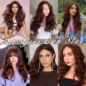 Extensions de cheveux synthétiques bouclés à clipser couleur <span class=keywords><strong>châtain</strong></span>, 5 pièces, 18 pouces de long, épaisses et douces, pour femmes, pour usage quotidien et soirées - Product Image 5